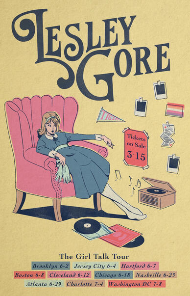 Lesley Gore Band Poster Lesley Gore Band Poster